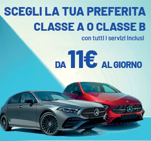 Mercedes Classe A e Classe B da 11 euro al giorno